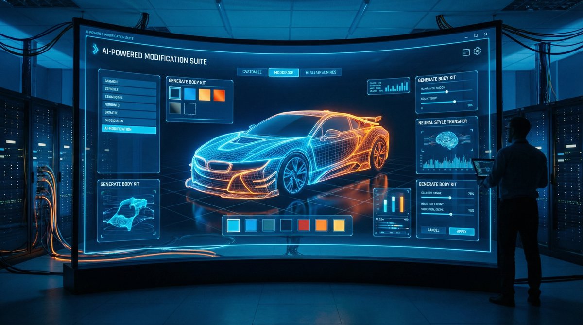 国产自拍AI改装汽车视频